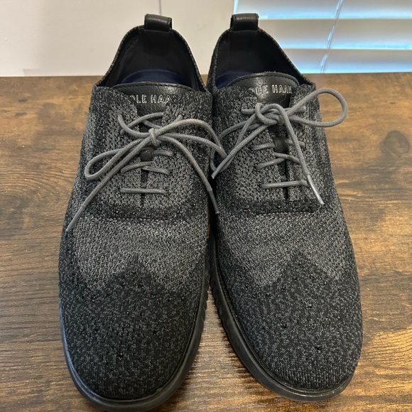 Cole Haan Size 10.5 M - Mens 2.Zerogrand Stitchlite Oxford Black/Magnet C27563 - Picture 1 of 6